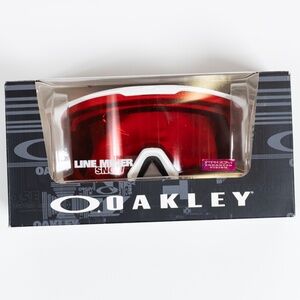 Oakley Line Miner Ski and Snowboard Goggles - Brand New - Rose Lens